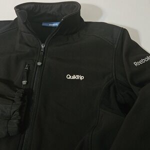 QuikTrip Reebok Stormtech Performance FULL ZIP Windbreaker Fleece Stretch Jacket